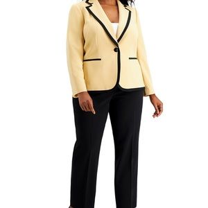 Gold and black 2 piece suit